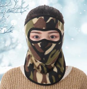 Varmt ansikte masker bandanas vinter fleece mask utomhus huvud halsduk nacke wrap gaiter cykla ansikte mask magisk ridning halsduk