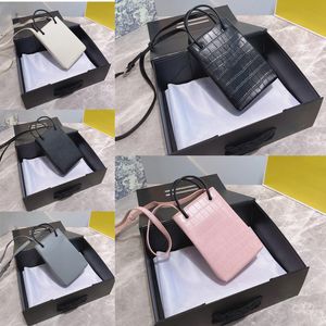 TOTES 21SS Küçük Tote Moda Şovu Kadın Mini Totes Bag Alışveriş Telefon Tutucu Miras Kadın Timsah Deri Tasarımcı Omuz Çantaları Timsah
