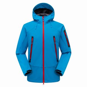 Fashion-Face Mens Designer Winter Coat Casual Solid Färg Jacka Athletic Hooded Windbreaker Warm Soft Shell Coat Fri frakt 14601
