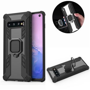 Phone Cases For Samsung Galaxy S10 S20 Plus S10E Case Magnetic Ring Clear Armor Case for A10 A20 A30 A50 M10 M20 M30 Shockproof Holder Cover
