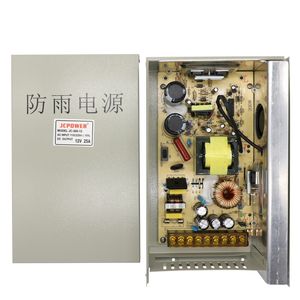 AC 110V / 220V~12V 25A 300W雨防波LEDドライバトランスフォーマーCE承認定電圧出力スイッチング電源