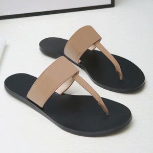 top quality Men Beach slippers Summer fashion women flip flops leather lady Slippers Metal Women shoes Flat Ladies slippers Large size 35-45