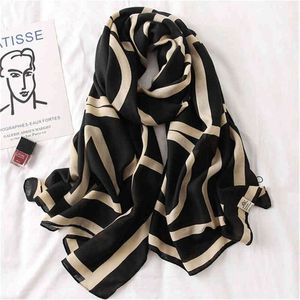 2021 fashion Designer di Marca Inverno Hijab Sciarpa di Cotone Femminile di Grandi Dimensioni Delle Donne Poncho Scialle Bandana Foulard Sciarpe Pashmina Femme