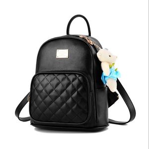 Bayan Sırt Çantası Lady PU Deri Moda Mini Klasikler Kadın Sırt Çantaları Çocuklar Kız Okul Çantası Omuz Çanta Çanta