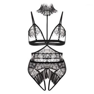 Bras Sets Sexy Lingerie Erotic Babydolls Dress Christmas Clothes Nightwear Erspective Tassel Womens Porn Underwear Plus Size1