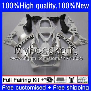 Kropp för Honda CBR900 RR CBR 929 RR CBR 900RR CBR929RR 00 01 50HM.152 CBR 929RR CBR900RR CBR929 RR 2000 2001 Fairing Kit Repsol Vit Silver