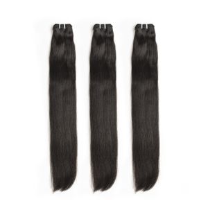 Double Drawn Straight Body Curly Human Hair With Full Eend No Any Short Length Malaysian Indian Hair Extensions