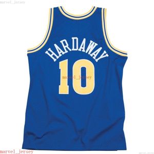 Cuciture personalizzate Tim Hardaway 1990-91 Jersey XS-6xl Maglie da basket Maglie da basket da pallacanestro