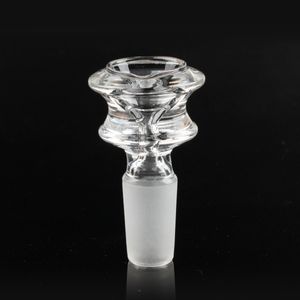14mm 18mm bong Bowl Glass Thick Pyrex Male with Colorful Smoking Piece for dab rig