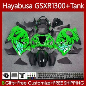 Hayabusa for Suzuki GSXR 1300CC GSXR-1300 1300 CC 02 03 03 05 05 07 07 07 07 07 GSX-R1300 GSX R1300 96-07 GSXR1300 96 Greenflames 1996 1997 1998 1999 2000 2000 2000 2000 Fairings