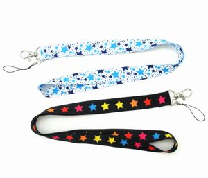 20 pcs Star Dot Deck Strap Chave Chave Chave Card Ginásio Telefone Titular Titular DIY Decoração de Telefone Móvel Multifuncional