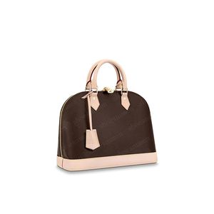 2022 handbag women shoulder bags crossbody womens shell bag Handbag Purses Brown Flower Leather Clutch Fashion BB 53152 23.5CM #AB03