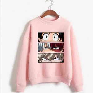 Männer Hoodies My Hero Academia Sweatshirts Midoriya Shoto Bakugou Kleidung Tops Unisex H1227