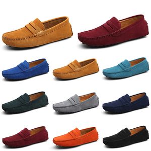 Espadrilles Wholesale Men Casual Shoes Triple Black White Brown Wine Red Navys Khakis Mens Sneakers Outdoors Joggings Walking 55 s