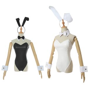 Anime Rascal não sonha com Bunny Girl Senpai Sakurajima Mai Azisagawa Cosplay Sexy Jumpsuit Wig Traje