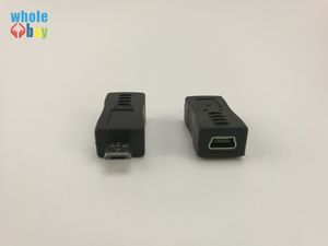 USB connector Micro USB Male Plug to Mini USB 5pin Female Jack Connector Tablet Computer Adapter Electrical Parts 200pcs/lot