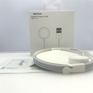 Portable Qi Smart USB pour iPhone Watch Charger Câble Magnétique Wireless Chargement Dossier pour Apple Iwatch Series 7 6 5 4 3 2 SE Applewatch Cordon