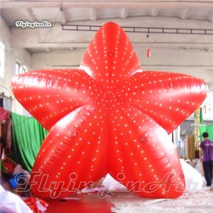 Palloncino gonfiabile personalizzato decorativo della stella marina del partito di ballo 2m / 3m / 5m stella marina della replica dell'animale marino soffiato ad aria multicolore per la costruzione