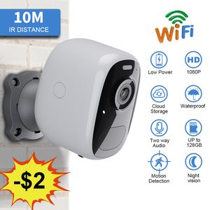 Wholesale wireless motion cameras for sale - Group buy 1080P Wireless Battery Camera Outdoor Waterproof Rechargeable IP Camera PIR Motion Detection Surveillance CCTV Cam M