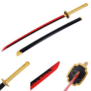 Toptan satış Cosplay Demon Slayer Anime Kılıç Katana 40 Inç Ahşap Bambu Bıçak Samuray Kılıçlar, Mevcut Birden Çok Model (Tsugikuni Yoriichi)
