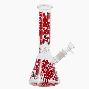 18 mm Female Bee Hookahs Dab Rigs Build a Bong Straight Perc Glass Bongs Diffus Downstem Oil RigWater Pipe DCB20101