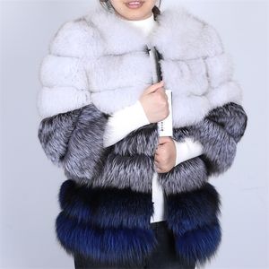 100 % 진짜 자연 여우 모피 코트 여성 모피 재킷 겨울 고품질 따뜻한 재킷 진짜 가죽 자켓 조끼 201212