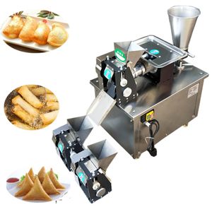 220V preço de fábrica de bolinho de massa samosa fabricando máquina de bolinhos automáticos fabricante 4800 pcs / h de aço inoxidável de aço inoxidável máquina de envoltório1pc