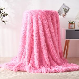 Wholesale home beds resale online - In Stock Plush Blanket Office Car Warm Winter Siesta Blankets Home Bed Sheet Bedding Quilt Manufacturer Price