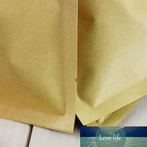 Brown Kraft papel folha de alumínio top aberta comida festa de café pacote de embalagem saco de calor mylar embalagem malotes