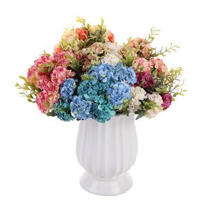 Künstliche Blumensträuße, gefälschte 10 Köpfe, Seidenblumen, Dekoration für Tisch, Zuhause, Büro, Hochzeit, Party, Dekoration