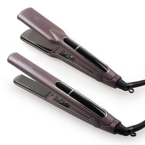 Yrke Hårfärg Hårrätare med LCD-skärm Keramisk platt Fast Styling Flat Iron