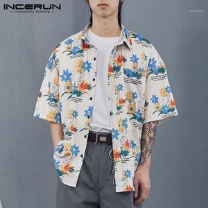Men s Casual Shirts Summer Stylish Beach Men Hawaiian Shirt Lapel Loose Short Sleeve Breathable Tops Vacation Camisa Masculina S XL IN