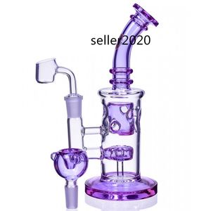 Hosahs Klein Recycler Dab Rigs Thick Glass Water Bongs Tobacco Smoke Pipe Unique Bong Function With 14mm Joint