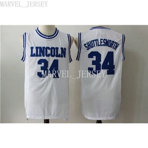 Maglia da basket da uomo personalizzata a buon mercato 34 SHUTTLESWORTH ricamo blu bianco oro XS-5XL NCAA