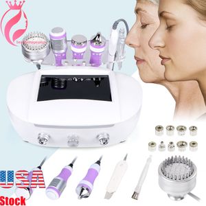 Новое Прибытие 6 in1 Алмазные Микродермабразия DermaBrasion Photon Scrubber Bio Микротоковик Лица Уход за лицом Антивозрастной красоты Машина SPA