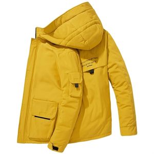 고품질 남성 겨울 재킷 두꺼운 스노 파카 오버 코트 화이트 오리 다운 재킷 남성 바람 브레이커 브랜드 Tace 다운 코트 057 201103