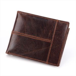 Hot Sale 2020 New Brand Men Wallets Genuine Leather Male Money Purses Male Short Designer Coin Bags Id Card Case