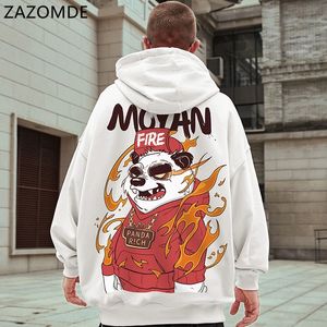 Zazomde Hip Hop Harajuku Hoodie Мужчины Зимняя Теплая Пуловер Толстовка Мужской Печата с капюшоном Мужская хип-хоп Streetwear Hoods Men 201104