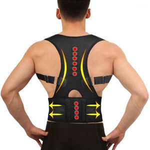 Suporte de cintura Cinto de neoprene Esportes Magnetic Back Shoulder Posture Corrector Trainer Espartilho Coluna Parte inferior das costas1