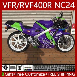 OEM Vücut Honda RVF400R VFR400 R VFR400R NC24 V4 87 88 Kodu 78NO.31 RVF400 RVF VFR 400 R 400RR 87-88 VFR 400R VFR400RR 1987 1988 Motosiklet Perazik Parlak Mor