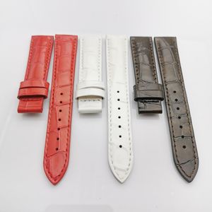Genuine Leather Watch band Replacement For Tissot 1853 Watch T099207A Woman Watchstrap 16mm+Tools