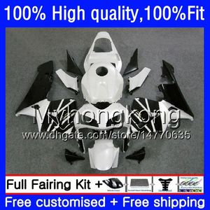 Einspritzung OEM für HONDA CBR 600RR 600F5 600CC CBR600 RR F5 03 04 49HM.13 CBR600RR 03 04 Pearl White CBR600F5 CBR 600 RR 2003 2004 Verkleidungen