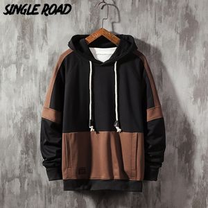 Singleroad Mens Hoodies 대형 Harajuku 일본 가스트웨어 스웨터 힙합 패치 워크 Hoodie 남자 스웨터 남성 201113