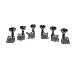 Guitar Locking Tuners 3R3L 1:21 Sealed Tuning Key Pegs Tuners Set with Hexagonal Handle for LP SG Guitar