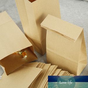 50 pcs kraft papel sacos de comida chá pequeno saco de presente de pão festa de pão suprimentos de embrulho presente de embrulho eco-friendly saco