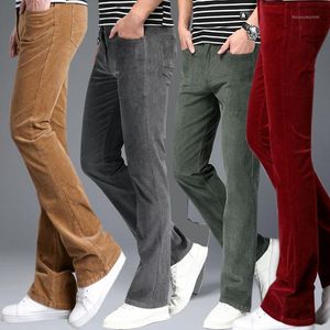 Casual For Men Autumn/Winter New Men's Casual Micro-Flared Trousers Corduroy Trousers Korean Elastic Slim-Fit Flared Pants1