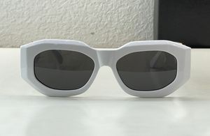 Occhiali da sole pilota grigio bianco Occhiali da sole alla moda per donna Uomo Parasole sportivo Protezione UV con scatola