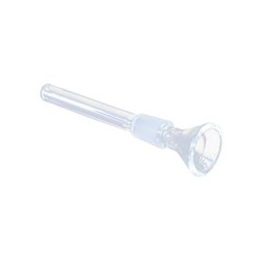 Przenośne Pyrex Glass Handmade Palenie Bong Down Stem 14mm 18mm Męski Filtr Lejka Miska Suchy Ziół Tobacco Pojemnik Waterpiade Uchwyt