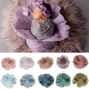 100% feltro di lana cesto di riempimento fatto a mano rotondo super morbido coperta strato foto sfondo neonato fotografia accessori LJ201014