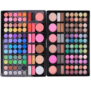 78 Farben Lidschatten-Palette, matt, glitzernd, Diamant-Schimmer, Augengrundierung, leuchtender Lidschatten, rauchige warme Farbe, Make-up-Werkzeug